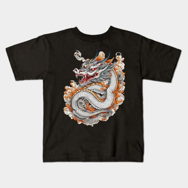 Lunar New Year 2024 Kids T-Shirt by animegirlnft